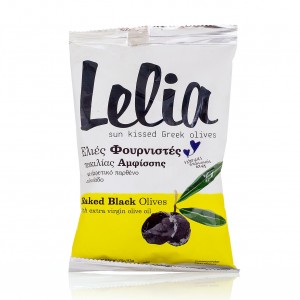 Оливки с косточкой сушеные Фурнистес в оливковом масле Lelia, Греция, фольга, 275г