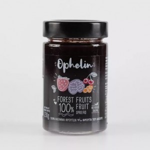 Джем из лесных ягод 100% без сахара Ophelin, Греция, ст.б., 212мл