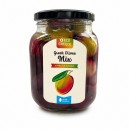 Микс из премиум оливок в рассоле EcoGreece, ст.б., 650г