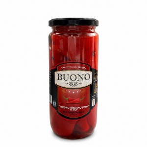Перец красный печеный сладкий Buono, Греция, ст.б., 465г