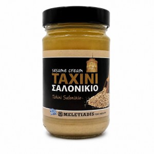 Тахини кунжутная паста SALONIKIO, Греция, ст.банка, 300г