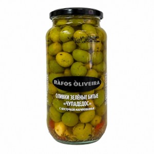 Оливки битые Чупадедос с косточкой, ст.б., 920г