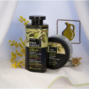 Набор: Шампунь и маска для волос MEA Natura Olive, 2 шт.