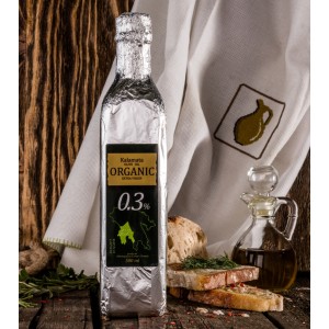 УРОЖАЙ 22г! Органическое оливковое масло Olivi Kalamata 0.3, ст.бут., Греция, 500мл